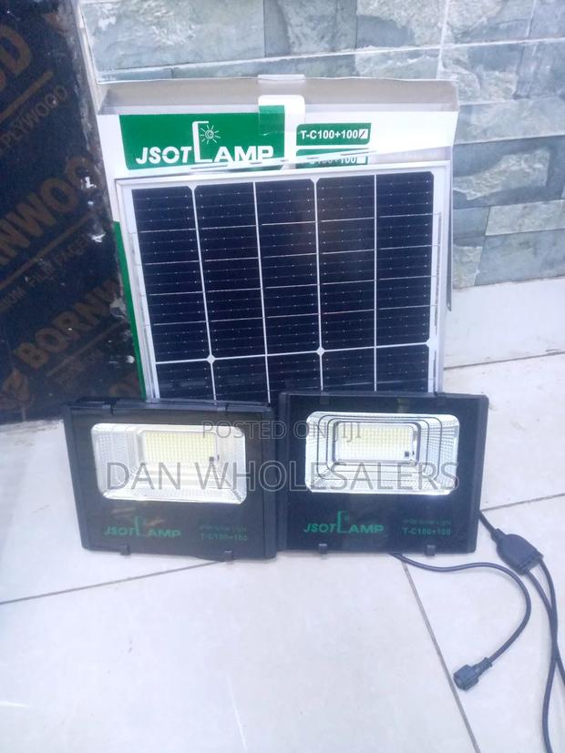 Double Jsot 100w Solar Flood Light - main view
