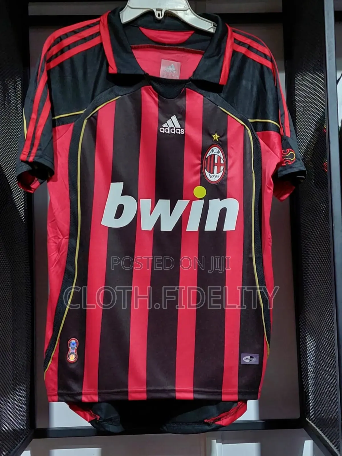 Ac Milan Home 2008/2007 Retro Shirt.
