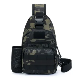 *Tactical Millitary Chest Back With Water Bottle Holder*