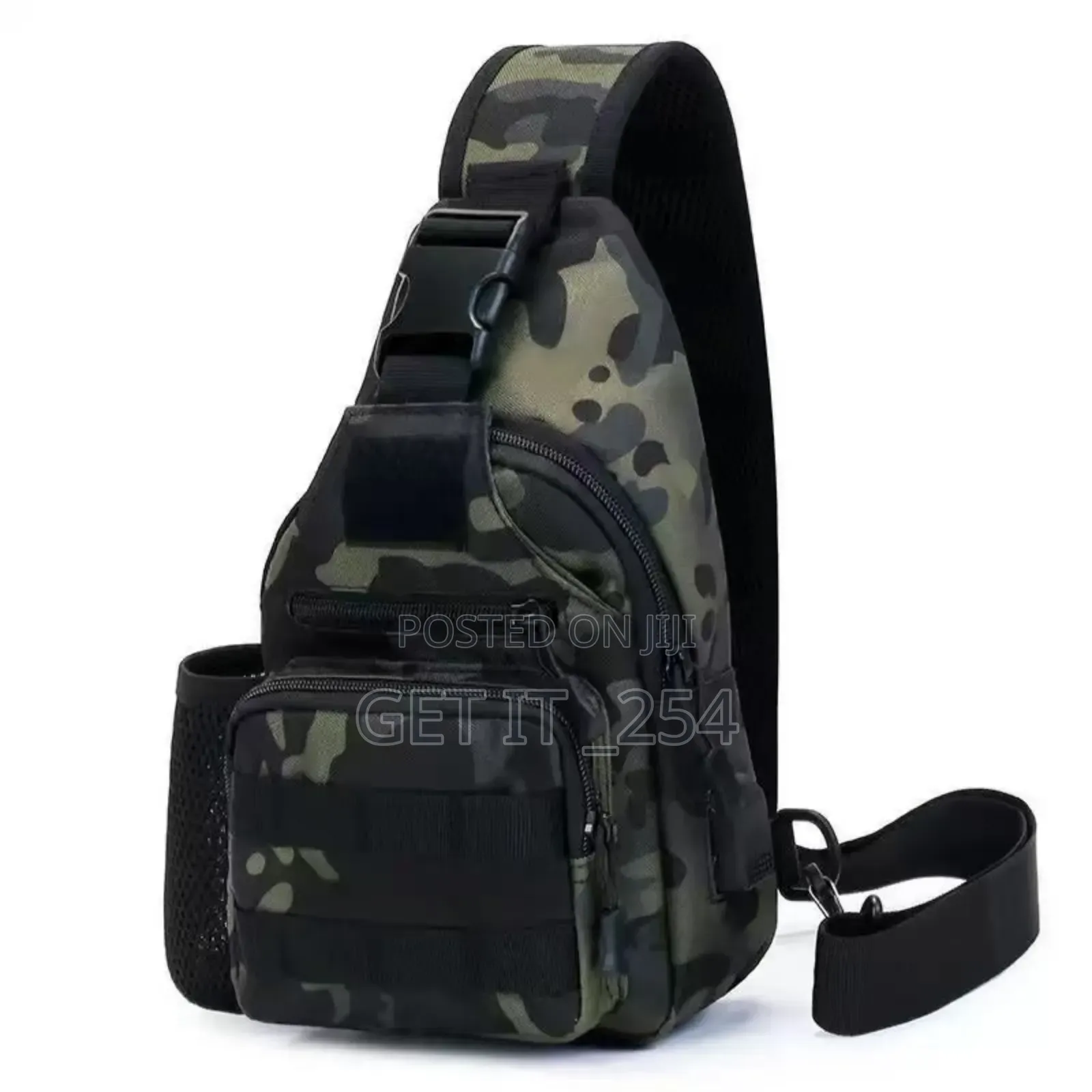 *Tactical Millitary Chest Back With Water Bottle Holder*