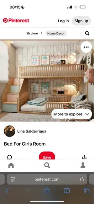 Kids Pallet Bed #001