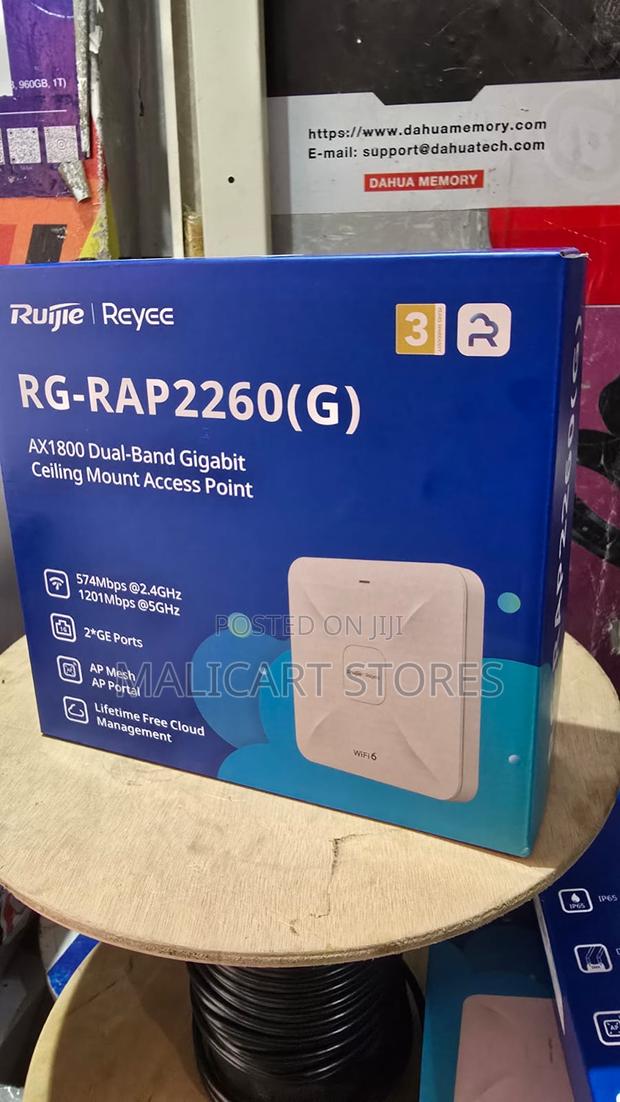 Ruijie Reyee Rg-Rap2260(G) Ax1800 Wi-Fi 6 Access Point
