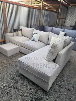 Classic 6 Seater Modern L Seat With a Puff