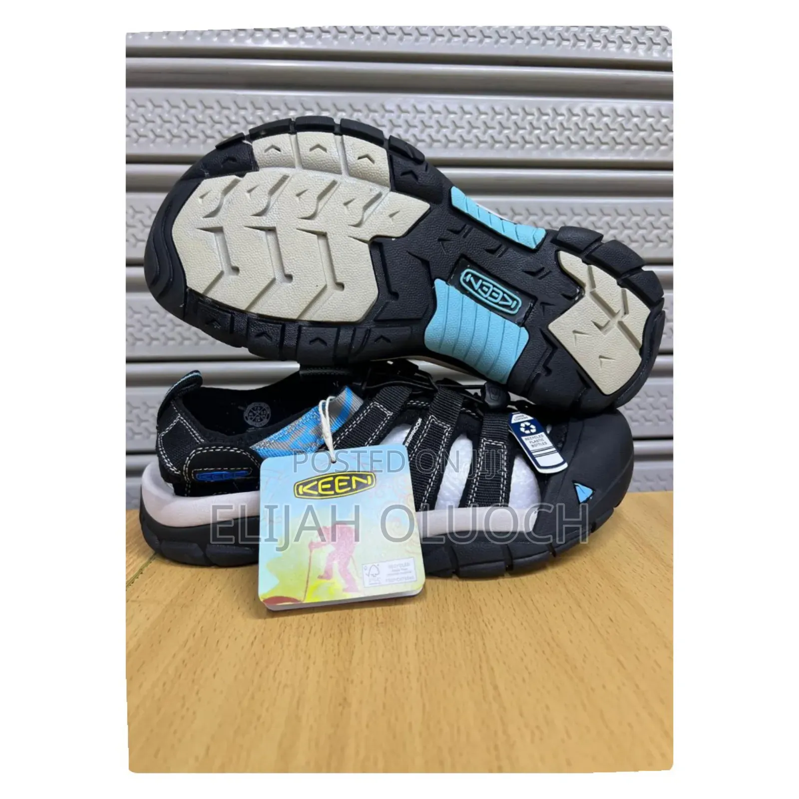 Keen's Men Newport H2 Sandals Black/Blue 39-45
