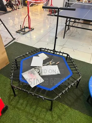 Mini Trampoline With Handle for Workouts
