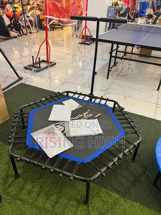 Foldable Trampoline With Handle for Adults - main view