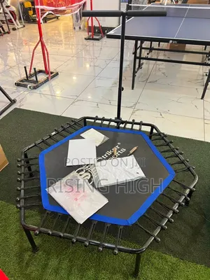 Mini Trampoline With Stand – Kids Adults
