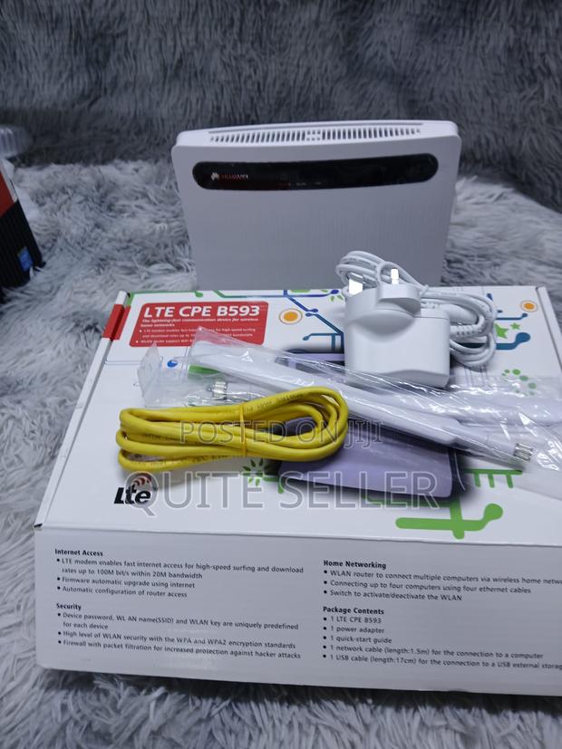 Built in 4g Simcard Huawei Router - main view