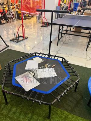 Safe Workout Trampoline With Handle - thumbnail 2