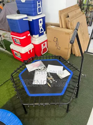 Mini Exercise Trampoline With Support Bar