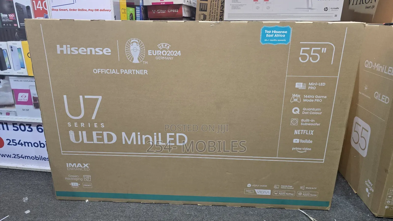 Hisense 55 Inch Tv Uled Smart 55u7nken