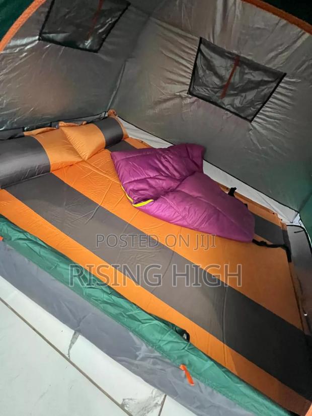 Durable Double Air Mattress for Comfort - main view