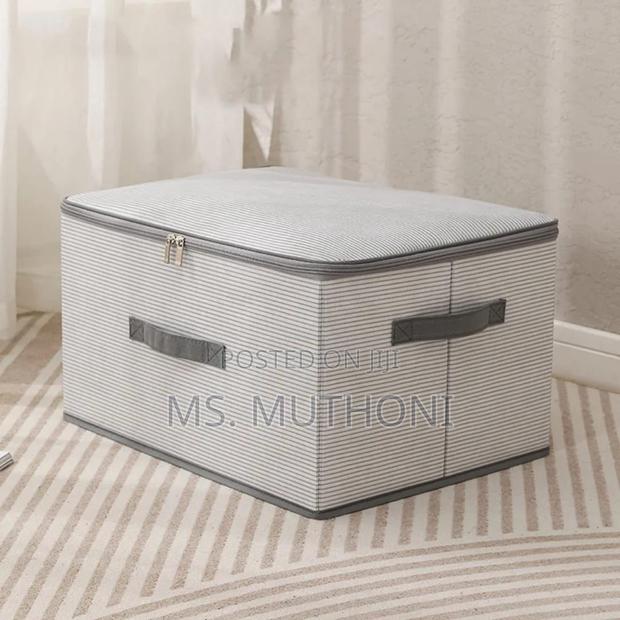 Large Capacity Collapsible Zipper Storage Box - thumbnail 3
