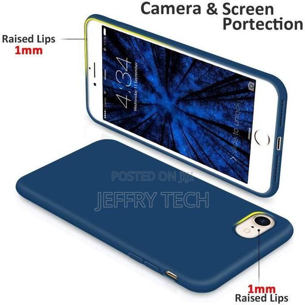 Na Premium Navy Silicone Rubber Case for iPhone Se 2020 - thumbnail 2