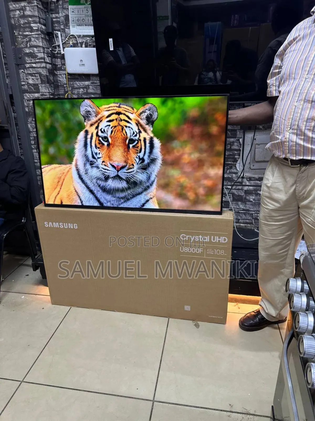 Samsung 43′′ Crystal Uhd Smart Tv Tizen (New Model)