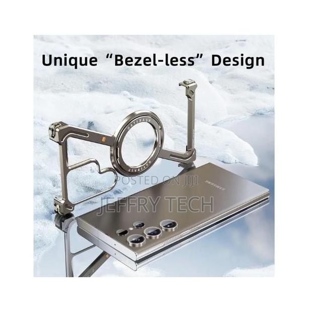 Samsung S24 Ultra Titanium Case – Minimalist Shockproof Fram - thumbnail 3