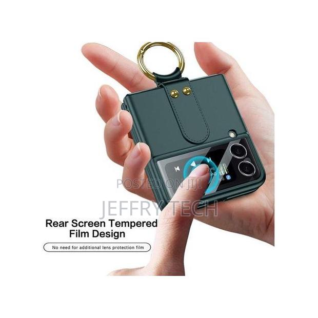 Z Flip 3 5g Case, Ultra Thin Galaxy Z Flip 3 Case With Ring, - thumbnail 3