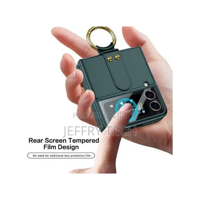 Z Flip 3 5g Case, Ultra Thin Galaxy Z Flip 3 Case With Ring,