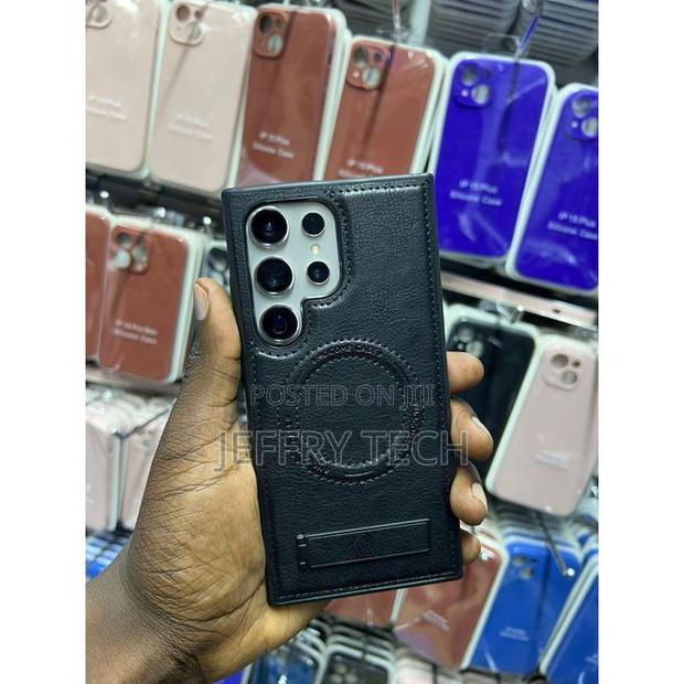 Leather Case With Magsafe Attraction for Samsung S24 Ultra – - main view