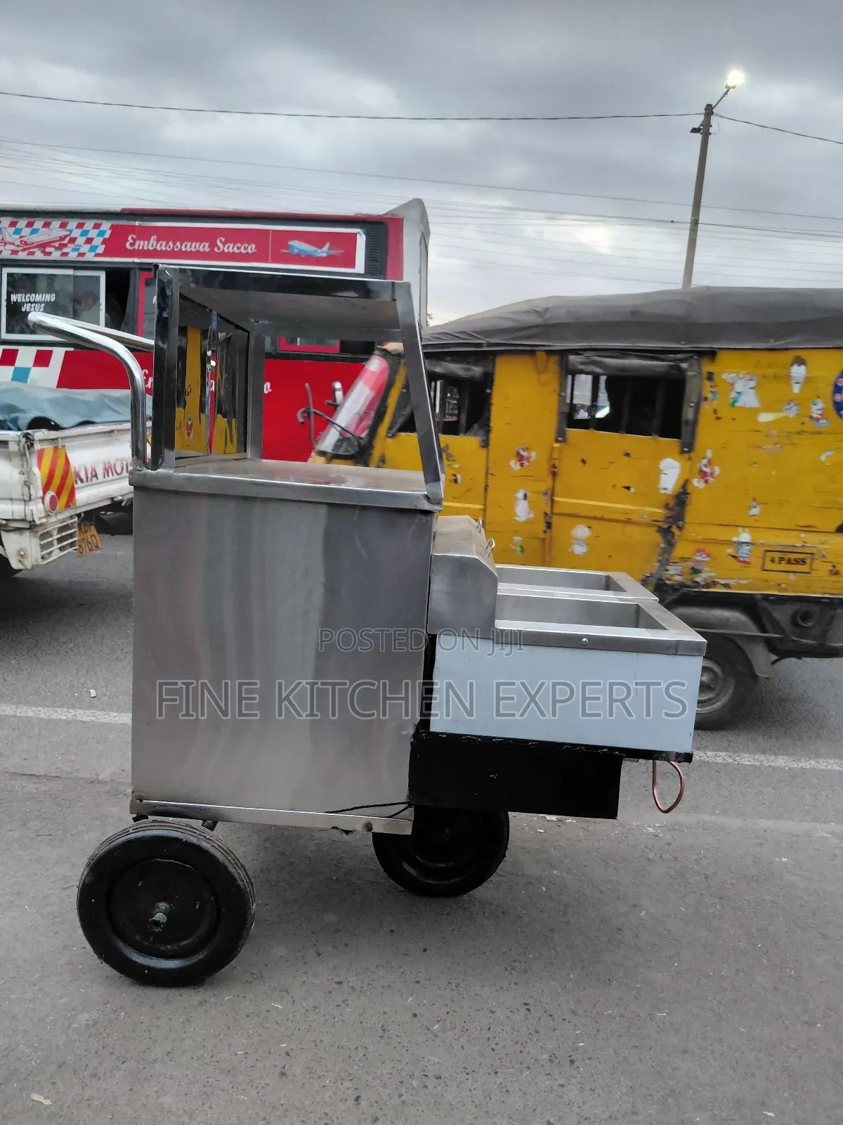 Cassava and Chips Trolley
