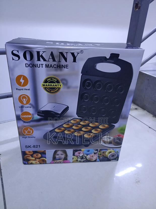 Sokany 12 Slots 1400w Sk-821 Donut Maker
