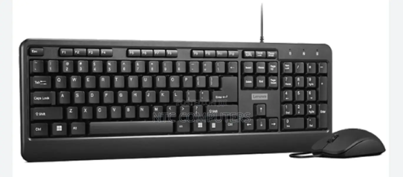 Lenovo 160 Wired Keyboard Mouse Combo - Gx31l52655