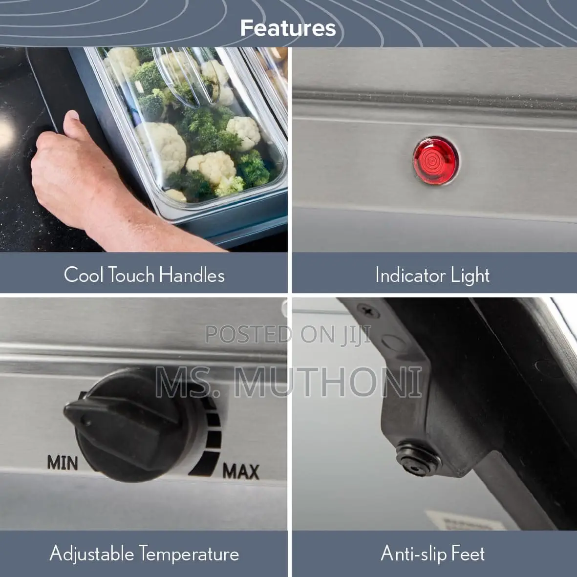 *2 in 1 Triple Electric Chaffing Dish