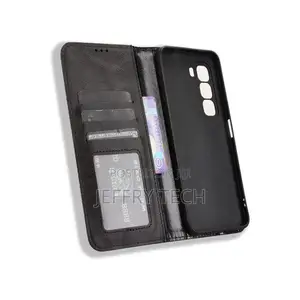 Leather Flip Cover Case for Infinix Hot 50 Pro+ (Iiohijihoio