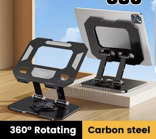 Tablet Stand Adjustable Foldable Desktop Stand (360 Rotation - main view