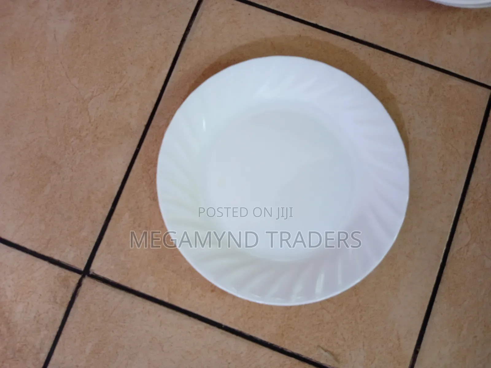 12pc Melamine Plate/Round Dinner Plate