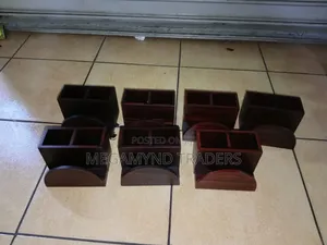 Wood Napkins and Double Cutlery Stand/Cutlery Holder