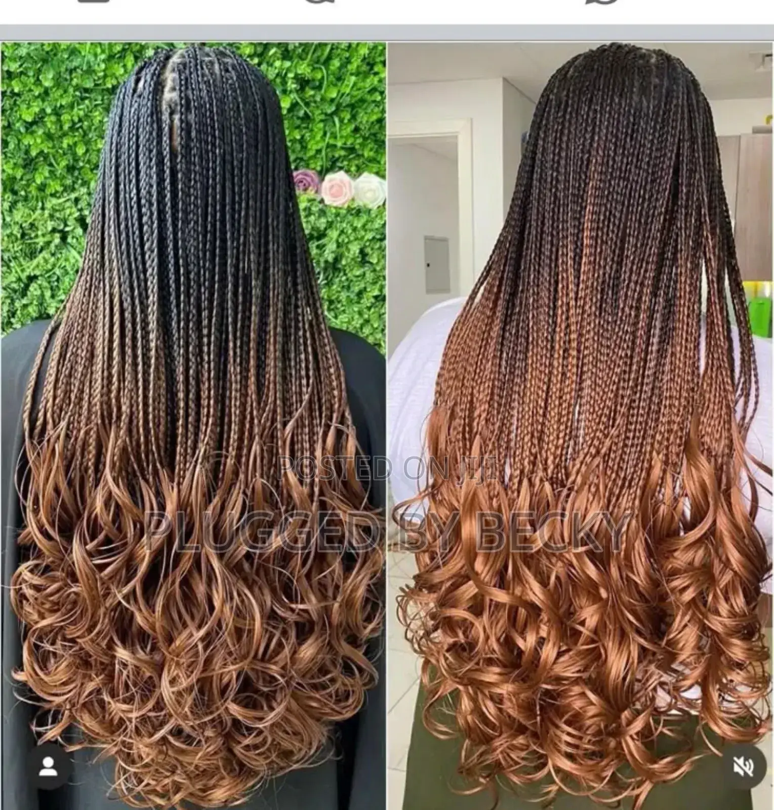 French Curls Braids