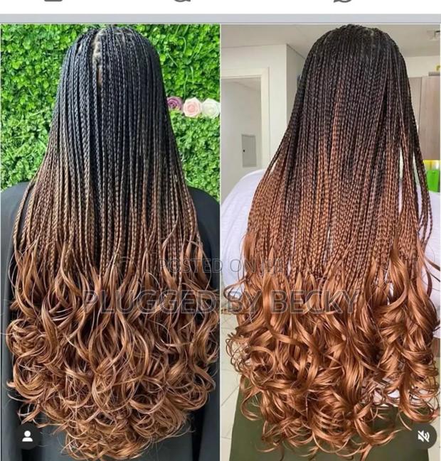 French Curls Braids