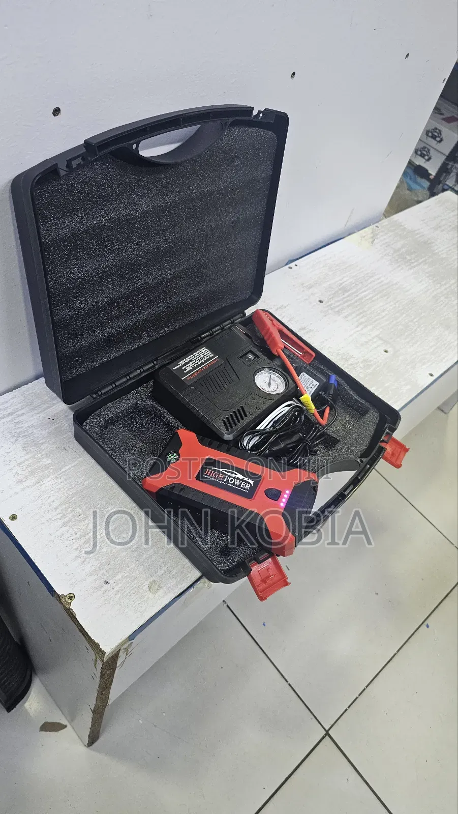Car Jump Starter Kit With Compressor
