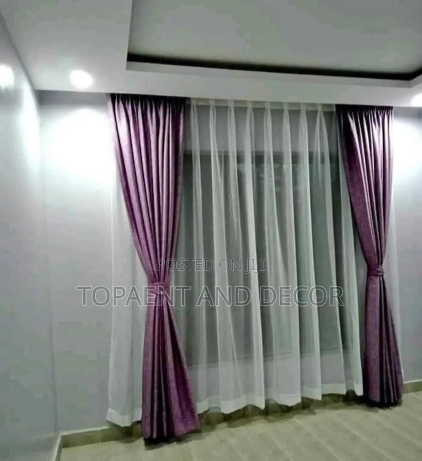 Floor Length Heavy Curtains and Soft Finish