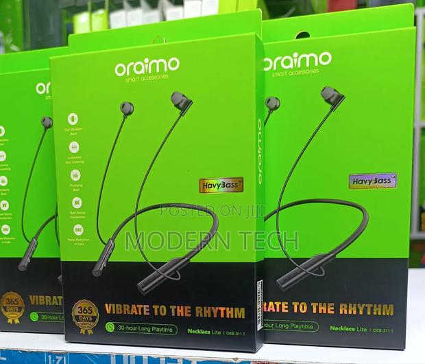 Oraimo Necklace Lite Call Vibration Headphones - main view