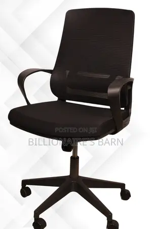 Office Chair; Black Ergonomic Mesh Office Chair Sw8kj