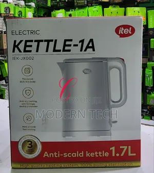 Itel Kettle 2000w 1.7l Anti-Scald Electric Kettle