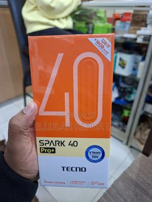 New Tecno Spark 40 Pro+ 128 GB Black - main view