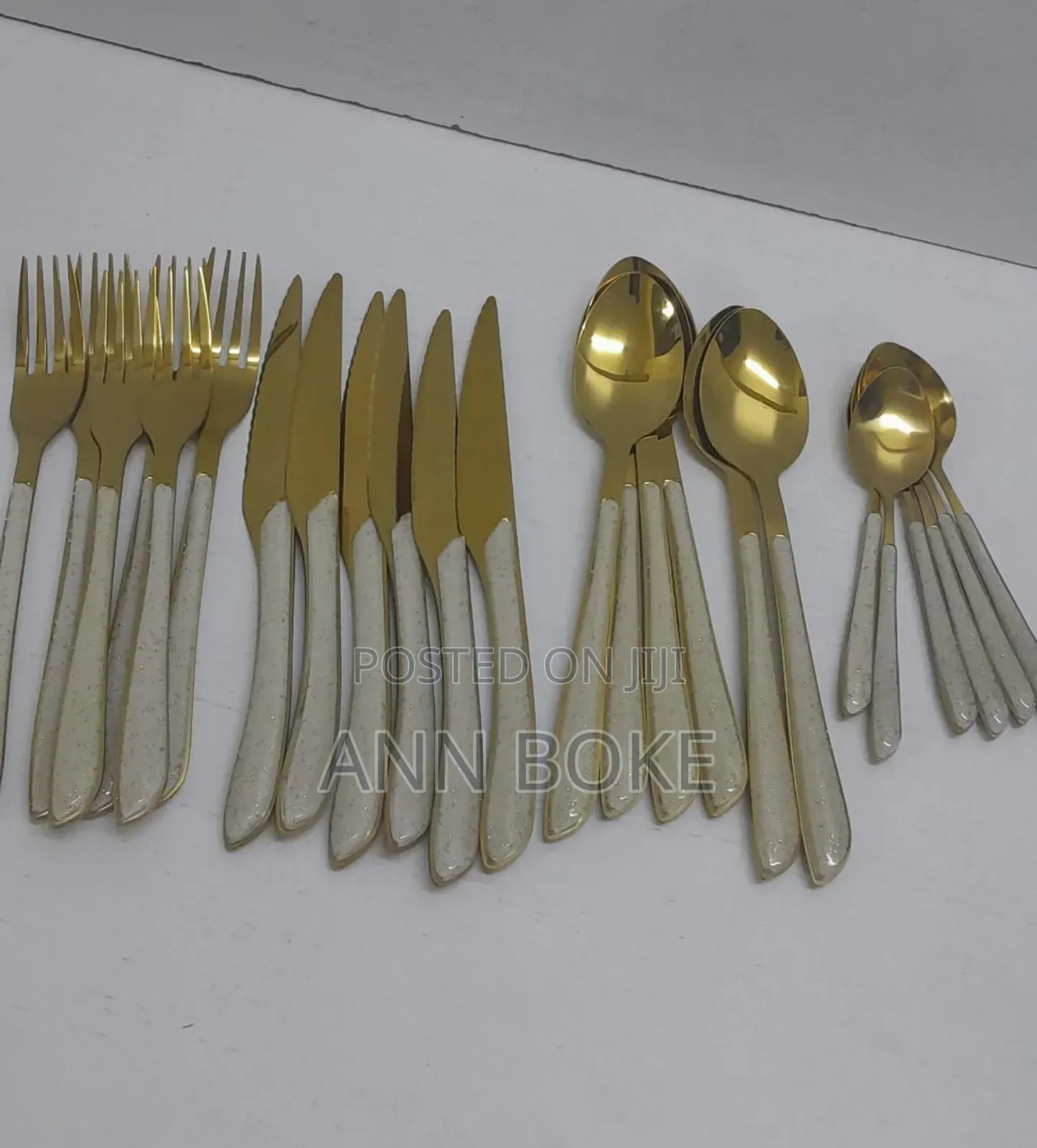 *24pcs Luxury Cutlery Gold Set Stainless Now Available 
