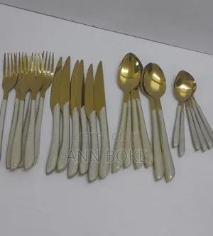 *24pcs Luxury Cutlery Gold Set Stainless Now Available 