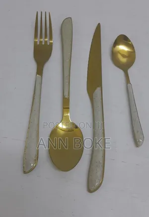 *24pcs Luxury Cutlery Gold Set Stainless Now Available 