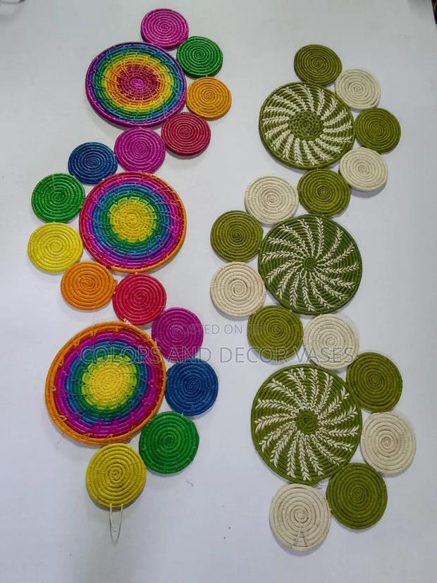 Colorful Set of Wall Mats Ready to Put on Walls