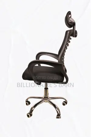 Office ; Industrial Mesh Headrest Secretarial Chair