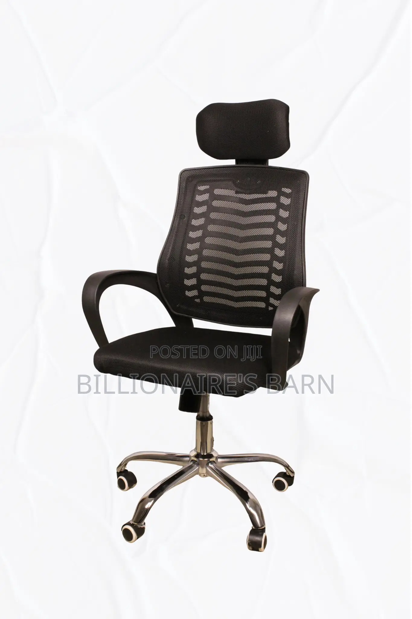 Office ; Industrial Mesh Headrest Secretarial Chair