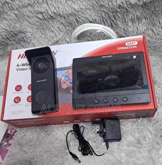 Hikivision Door Bell 4 Wire Hd Video Intercom Kit - main view