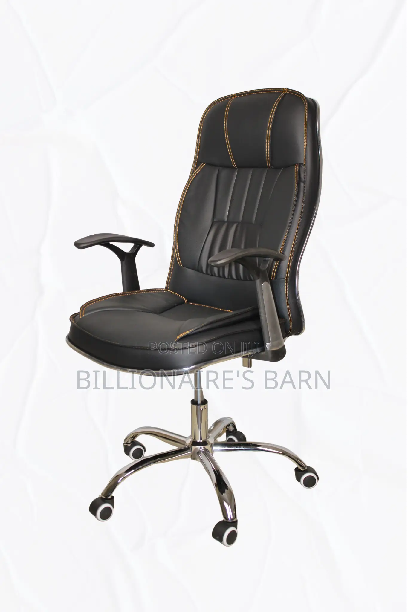 Office; Artificial Leather Executive Director's Chair Black