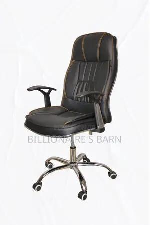 Office; Artificial Leather Executive Director's Chair Black