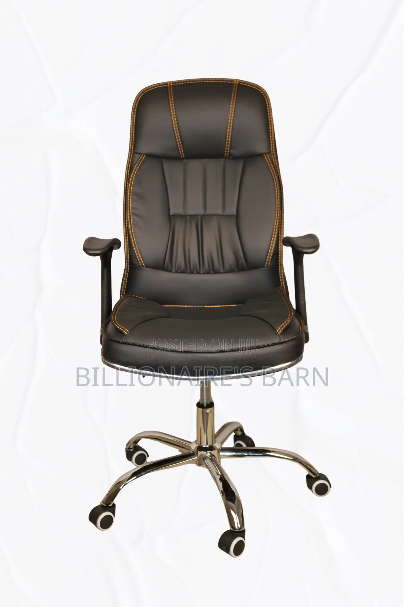 Office; Artificial Leather Executive Director's Chair Black