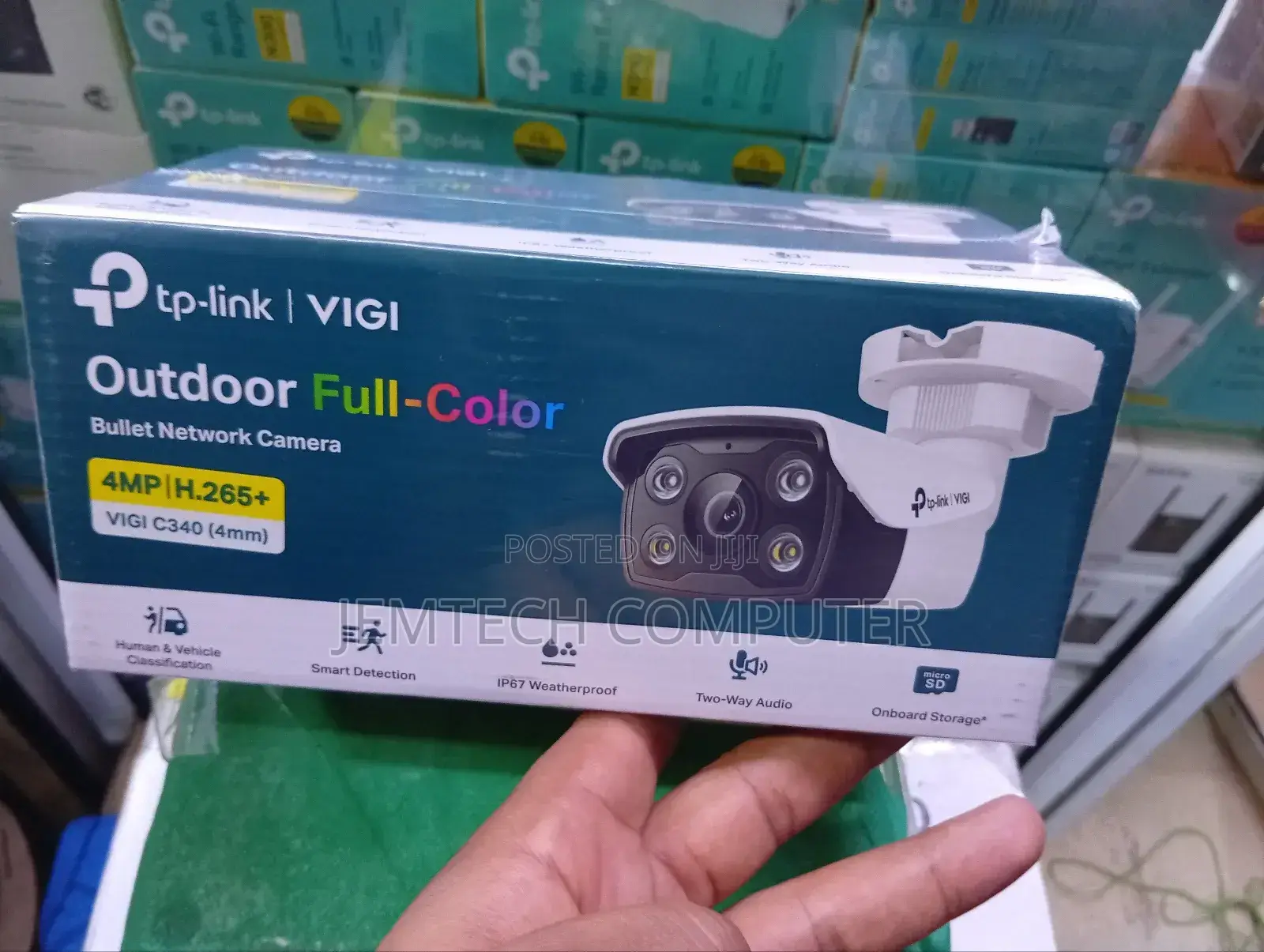 Tp Link Vigi C340 4mp Outdoor Full-Color Bulletcamera